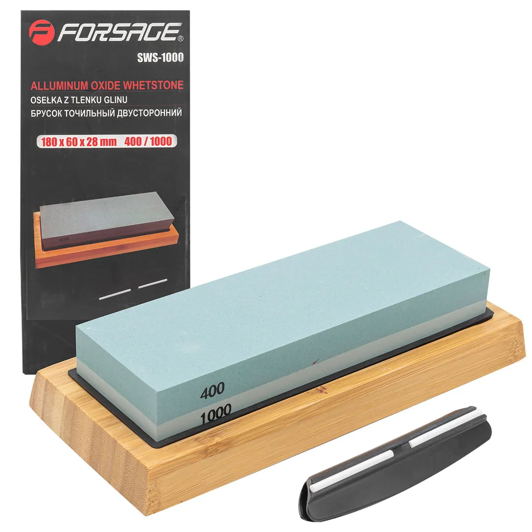 Брусок точильный двусторонний(180х60х28мм,Р400/Р1000)