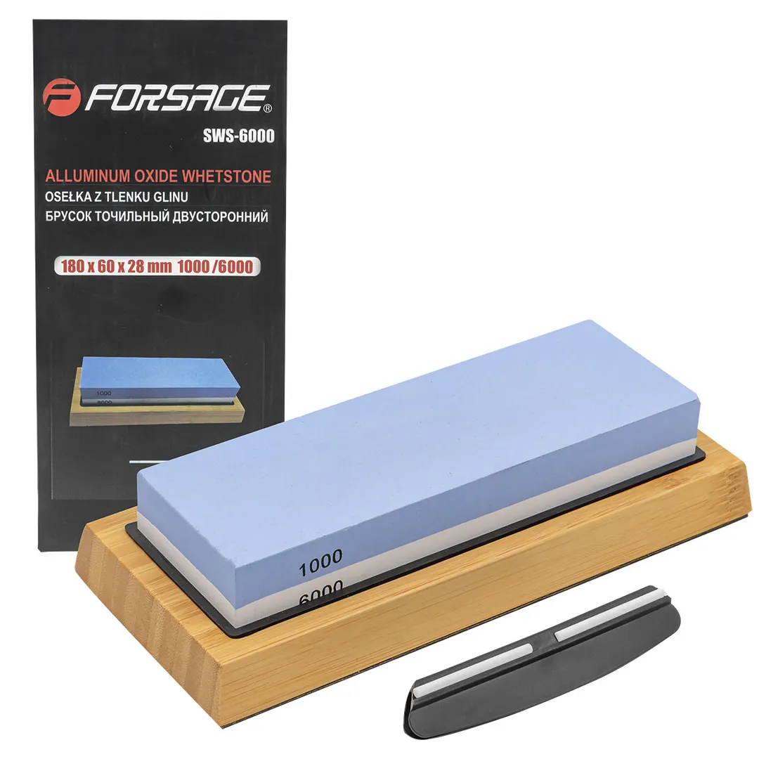 Брусок точильный двусторонний 180x60x28mm 1000/6000