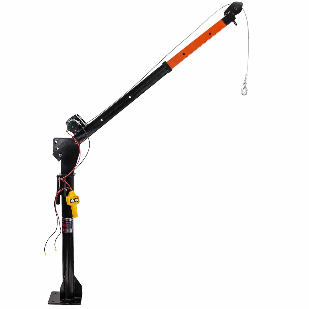 Кран для пикапа с электрической лебедкой (max грузоподъемность 0.5 т, h min — 1200мм, h max — 2000мм)