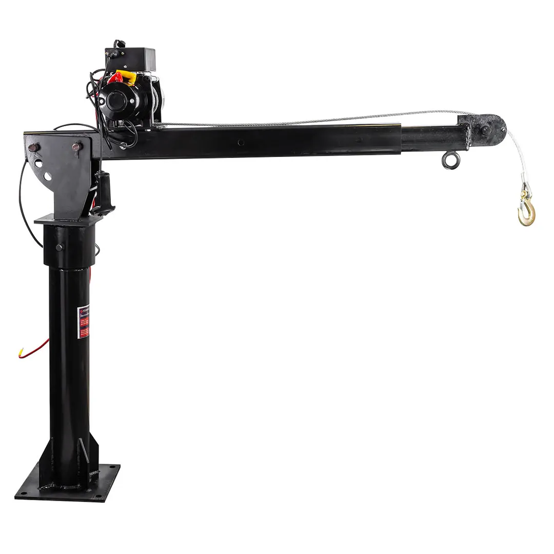 Кран для пикапа с электрической лебедкой (max грузоподъемность 1 т, h min — 1200мм, h max — 2260мм)