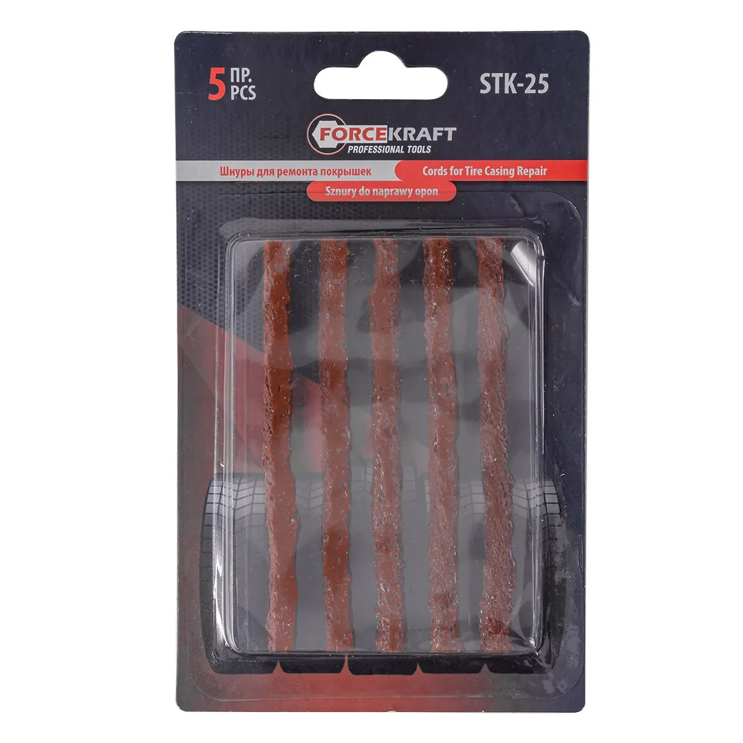 Шнуры для ремонта покрышек, 5шт, в блистере