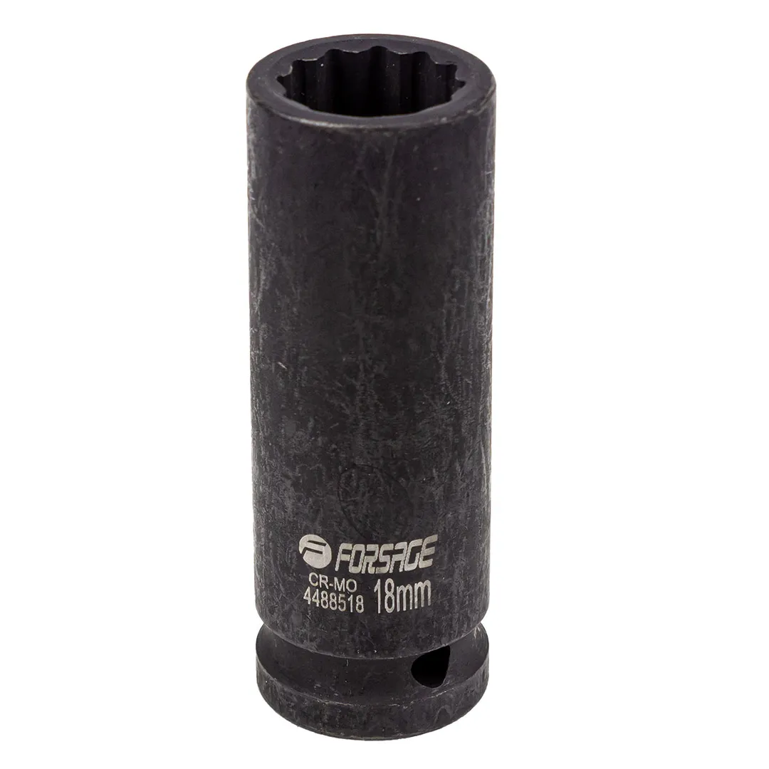 Головка ударная глубокая 18мм (12гр.), 1/2»