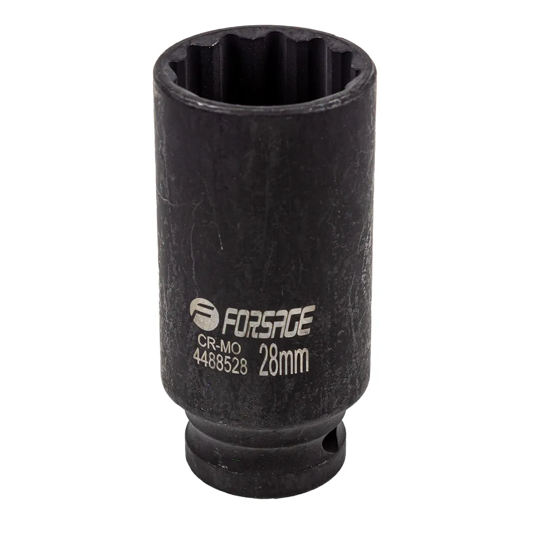 Головка ударная глубокая 28мм (12гр.), 1/2»