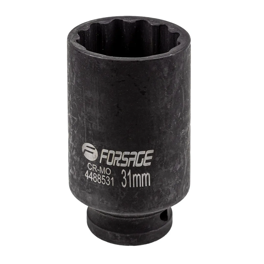 Головка ударная глубокая 31мм (12гр.), 1/2»