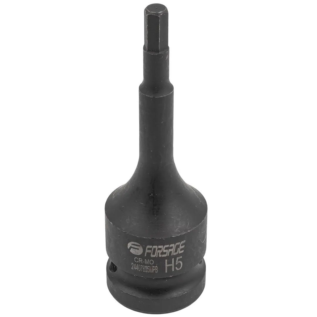 Головка-бита 6-гранная ударная 5мм,1/2»