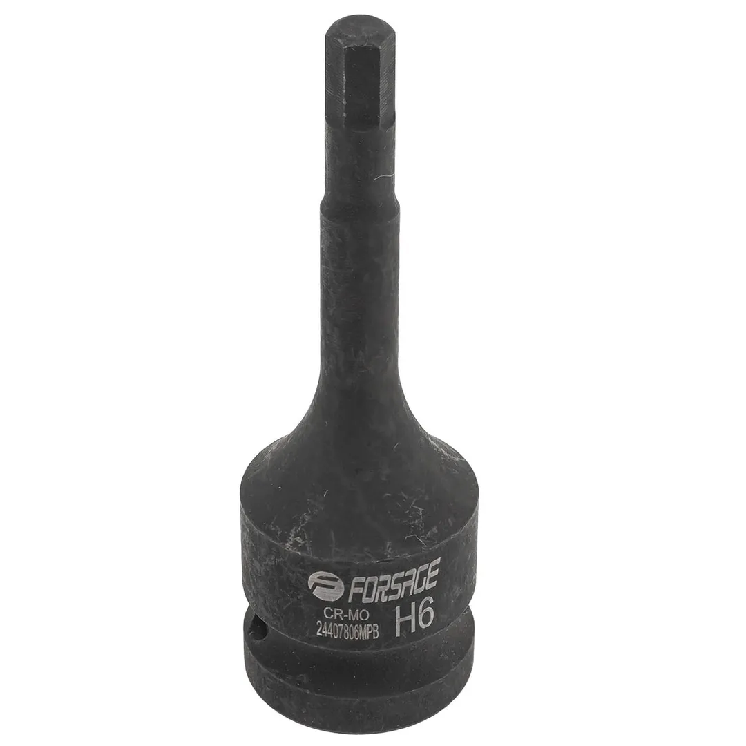 Головка-бита 6-гранная ударная 6мм,1/2»