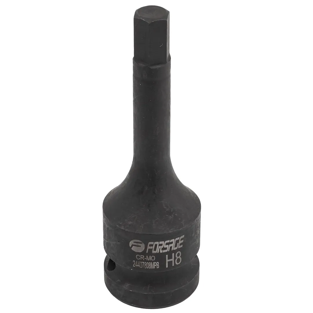 Головка-бита 6-гранная ударная 8мм,1/2»