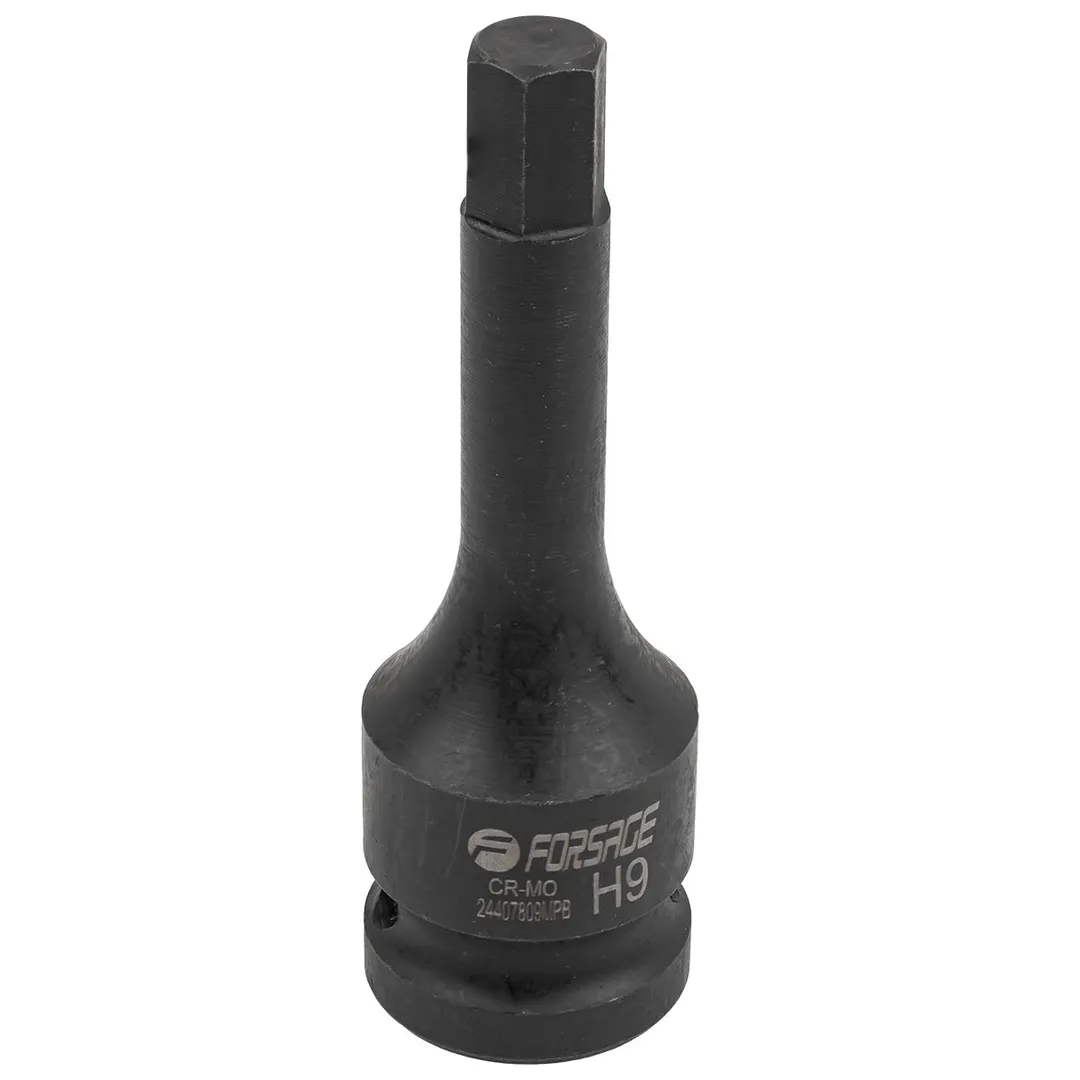 Головка-бита 6-гранная ударная 9мм,1/2»