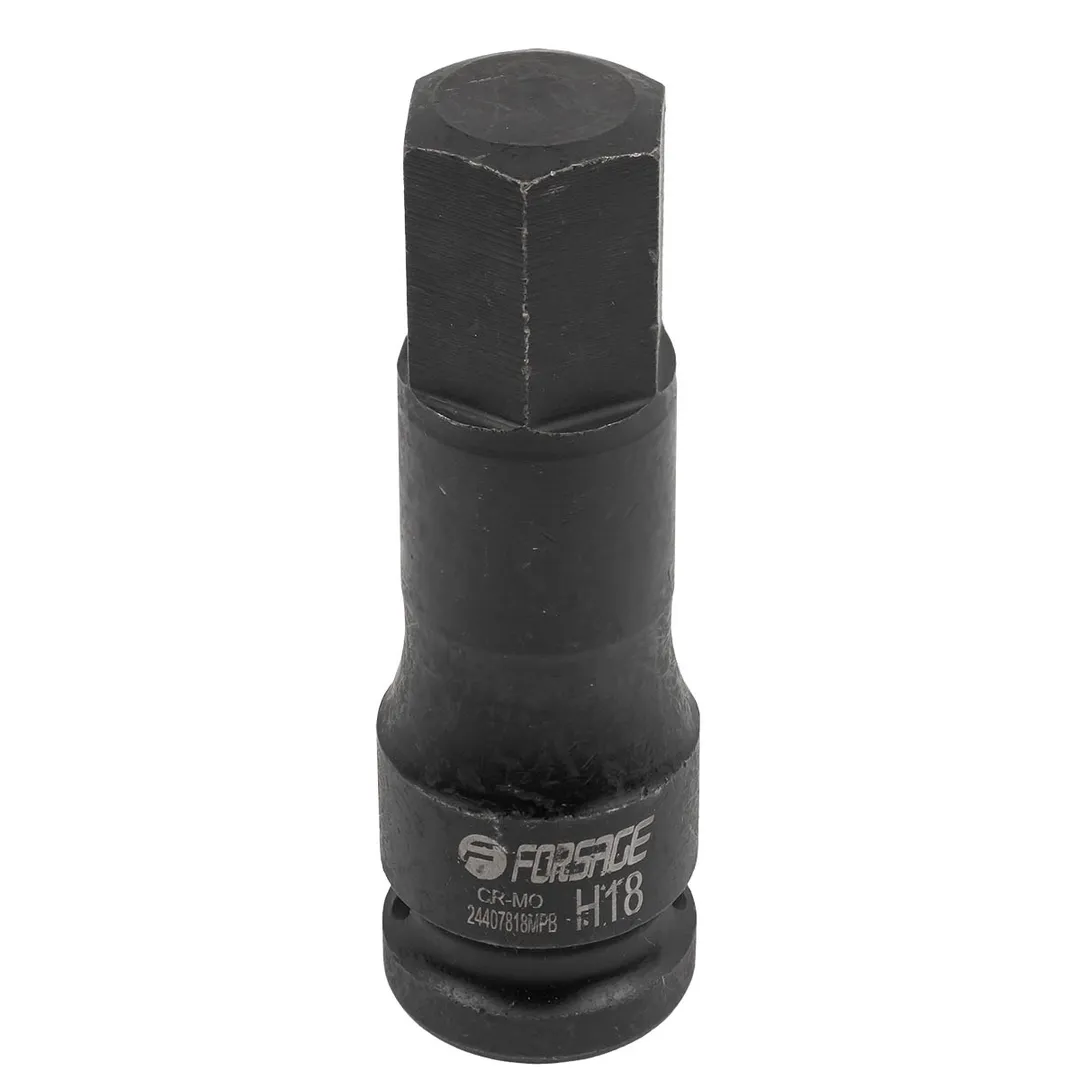 Головка-бита 6-гранная ударная 18мм,1/2»