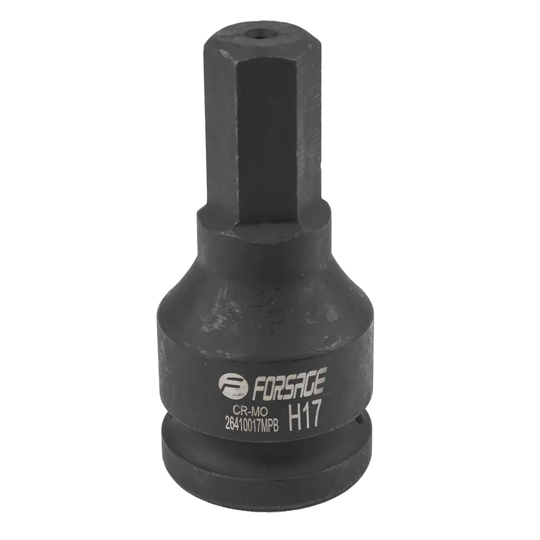 Головка-бита ударная 6-гранная 17мм, 3/4»