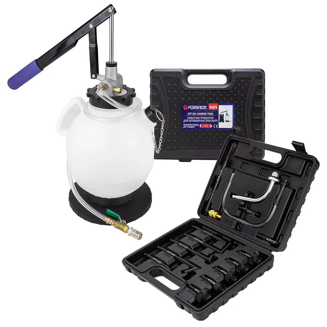 Набор инструментов для заправки АКПП с адаптерами