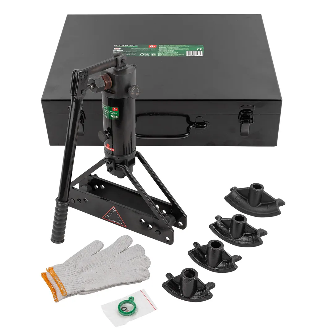 Трубогиб гидравлический ручной горизонтальный 6т (3/8», 1/2», 3/4», 1», ход поршня 150мм)