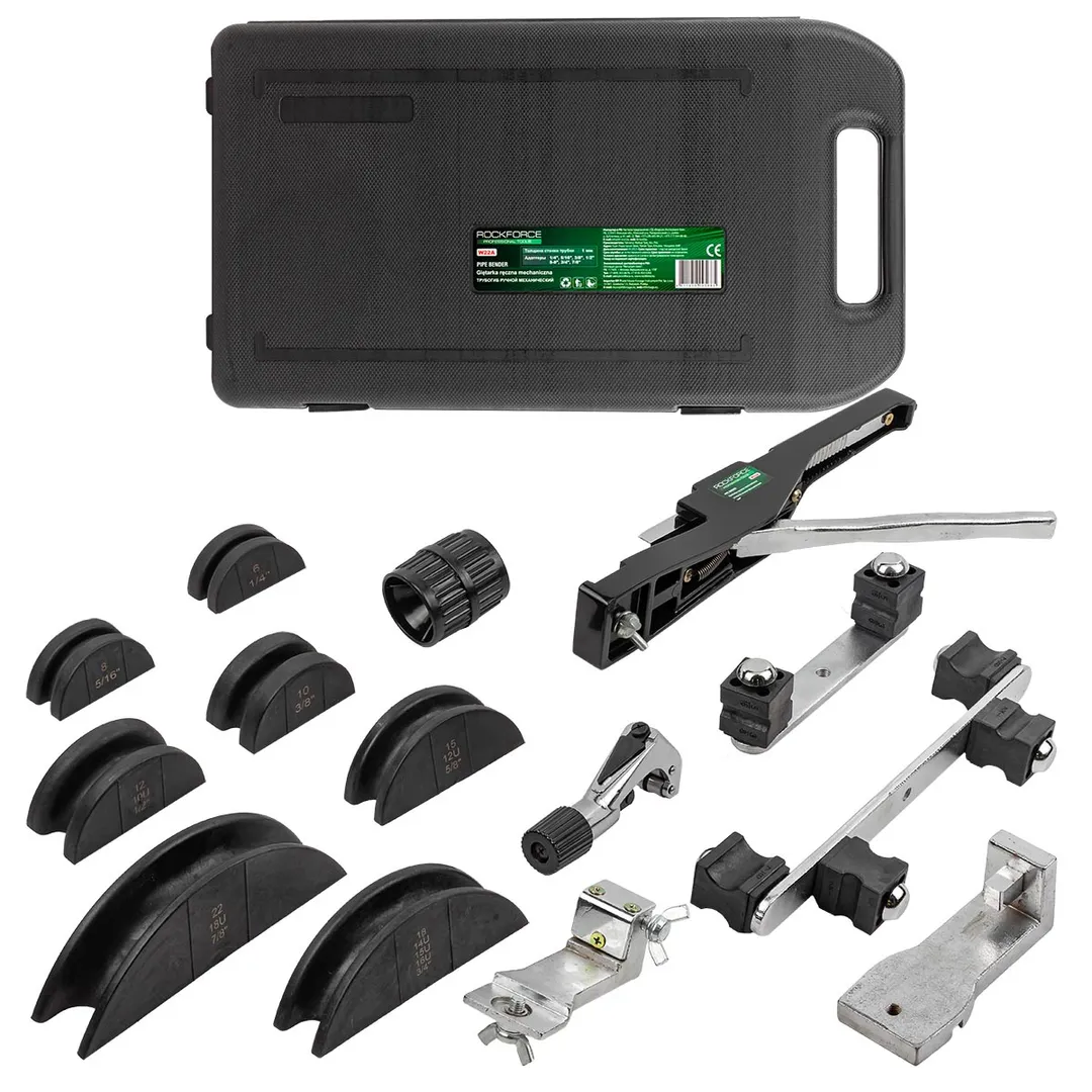 Трубогиб ручной механический для трубок из мягких металлов с доп. креплениями(1/4», 5/16», 3/8», 1/2», 5/8», 3/4», 7/8»)