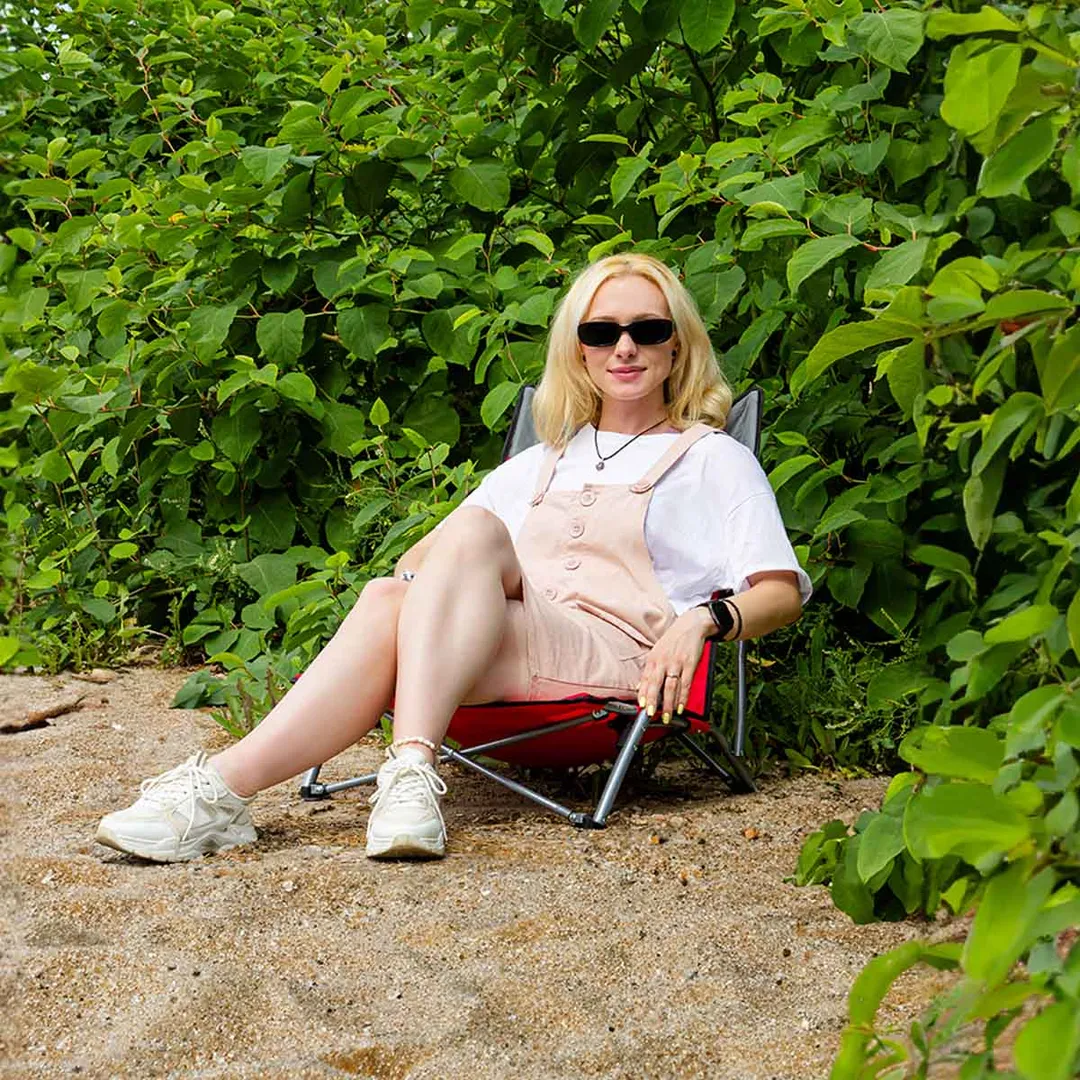 Кресло складное для кемпинга (в разлож. виде 54х52х60см, в слож. виде 71х21см, макс. нагрузка 120кг. сумка для хранения)