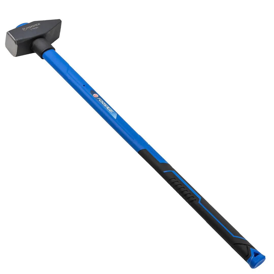 Молоток с фиберглассовой ручкой и резиновой противоскользящей накладкой (3000гр.,L ручки-800мм)