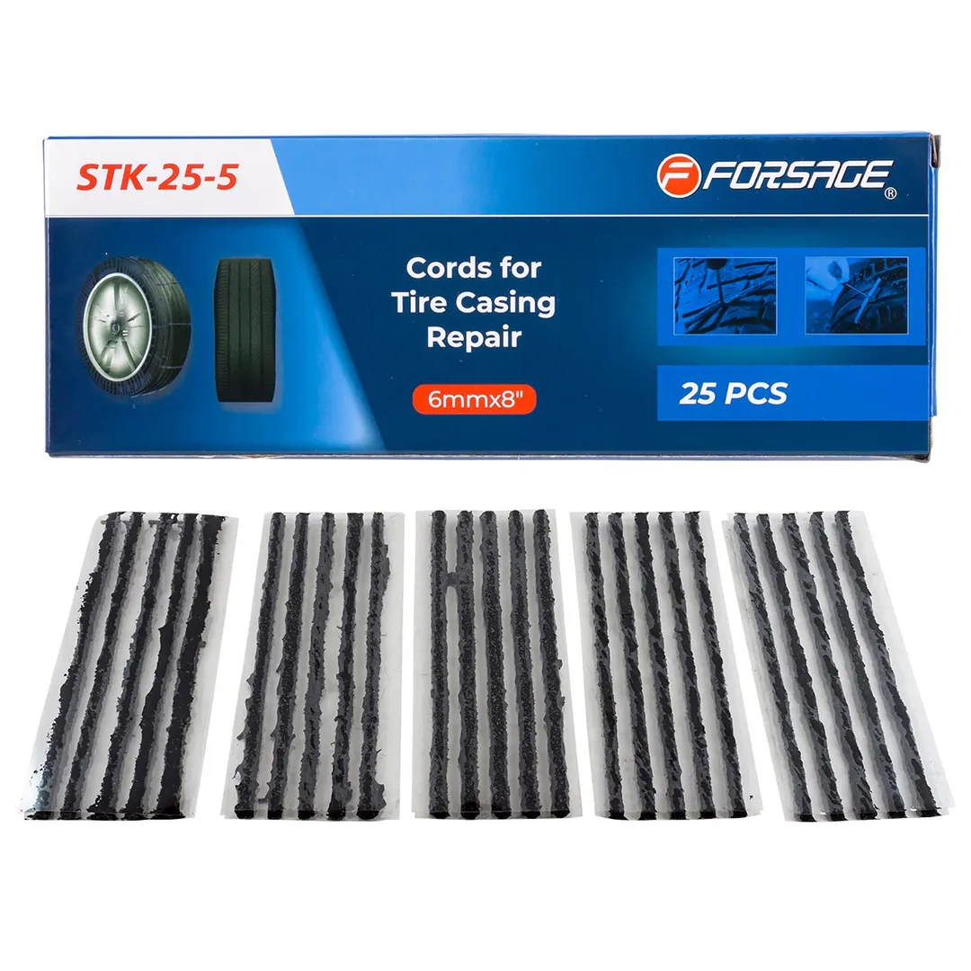Шнуры для ремонта покрышек (25шт.,Ø 6мм)