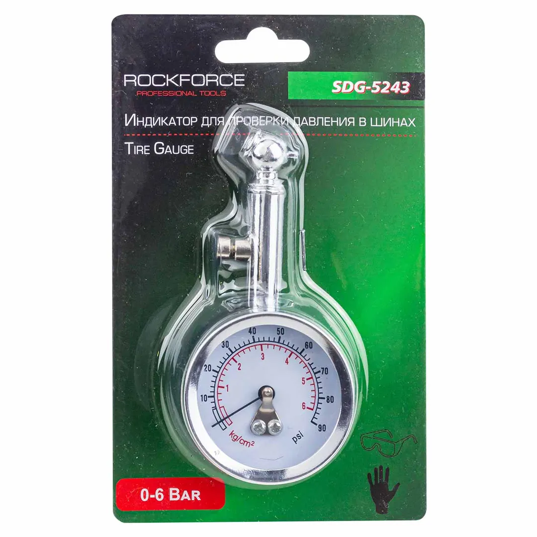 Индикатор для проверки давления в шинах (0-6 Bar)