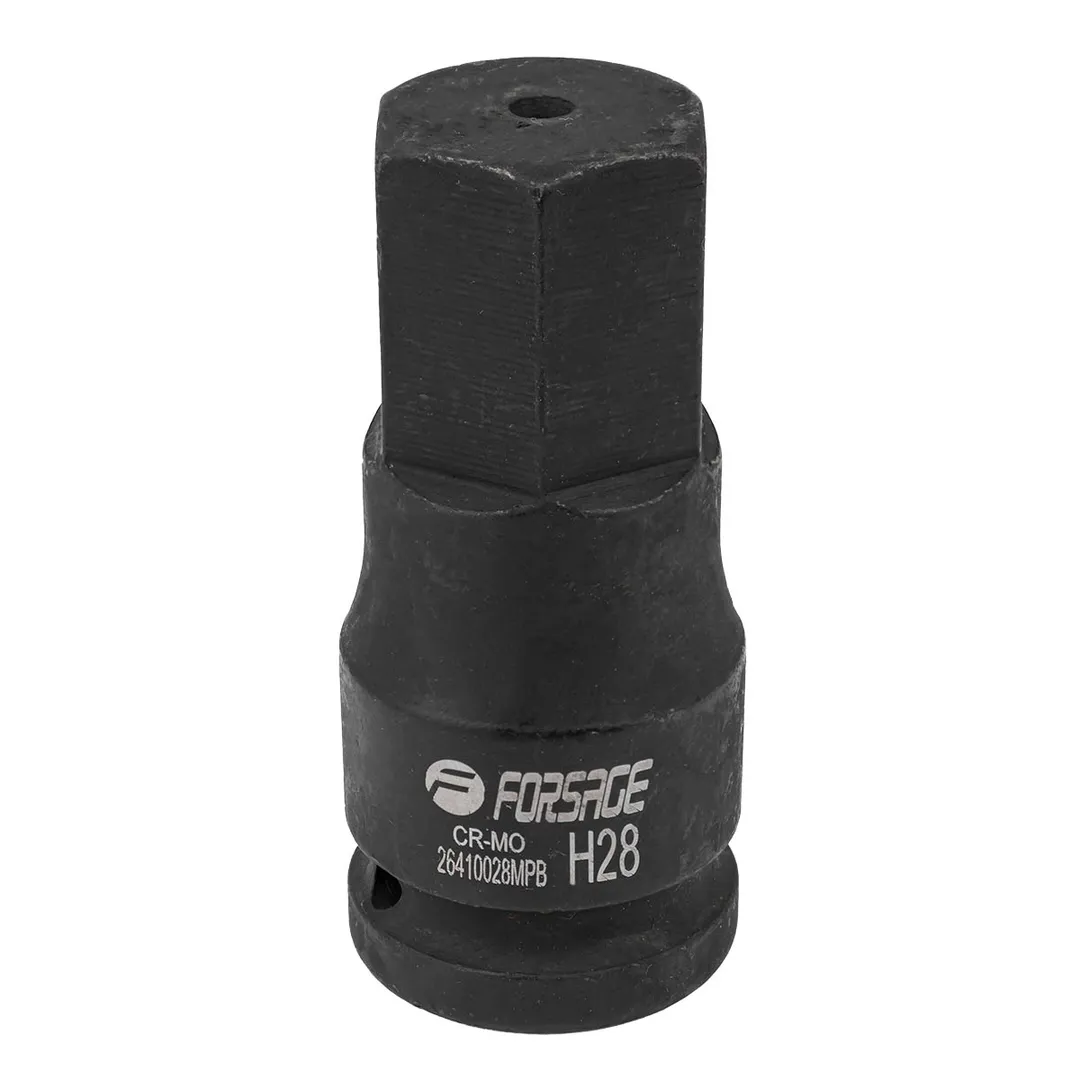 Головка-бита ударная 6-гранная 28мм,3/4»