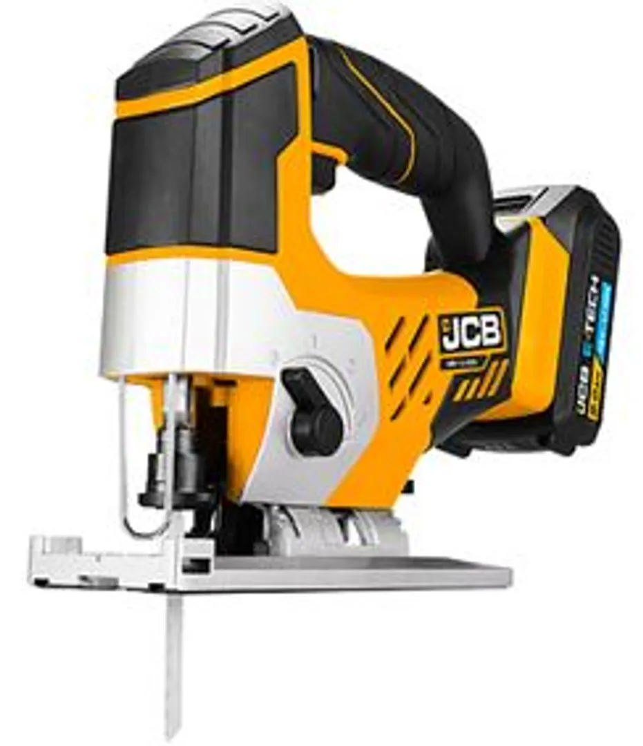 Лобзик аккумуляторный (18JS-B-E) 18V, 0-2500 ход/мин) в комплекте с зарядным устройством (JCB-18VFC-E) 2.4A и батареей аккум (JCB-20LI-E) 2.0AH