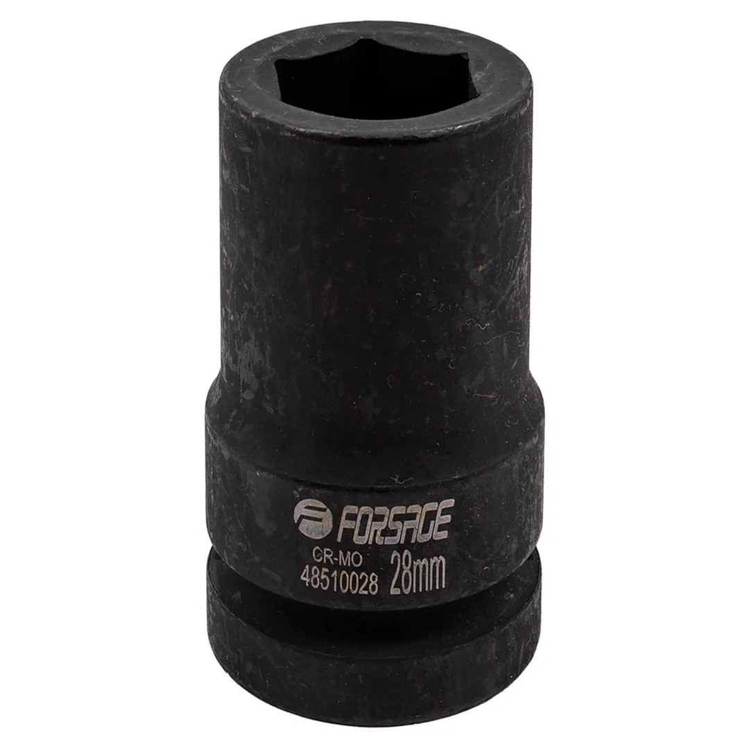 Головка ударная глубокая 28мм (6гр.), 1»