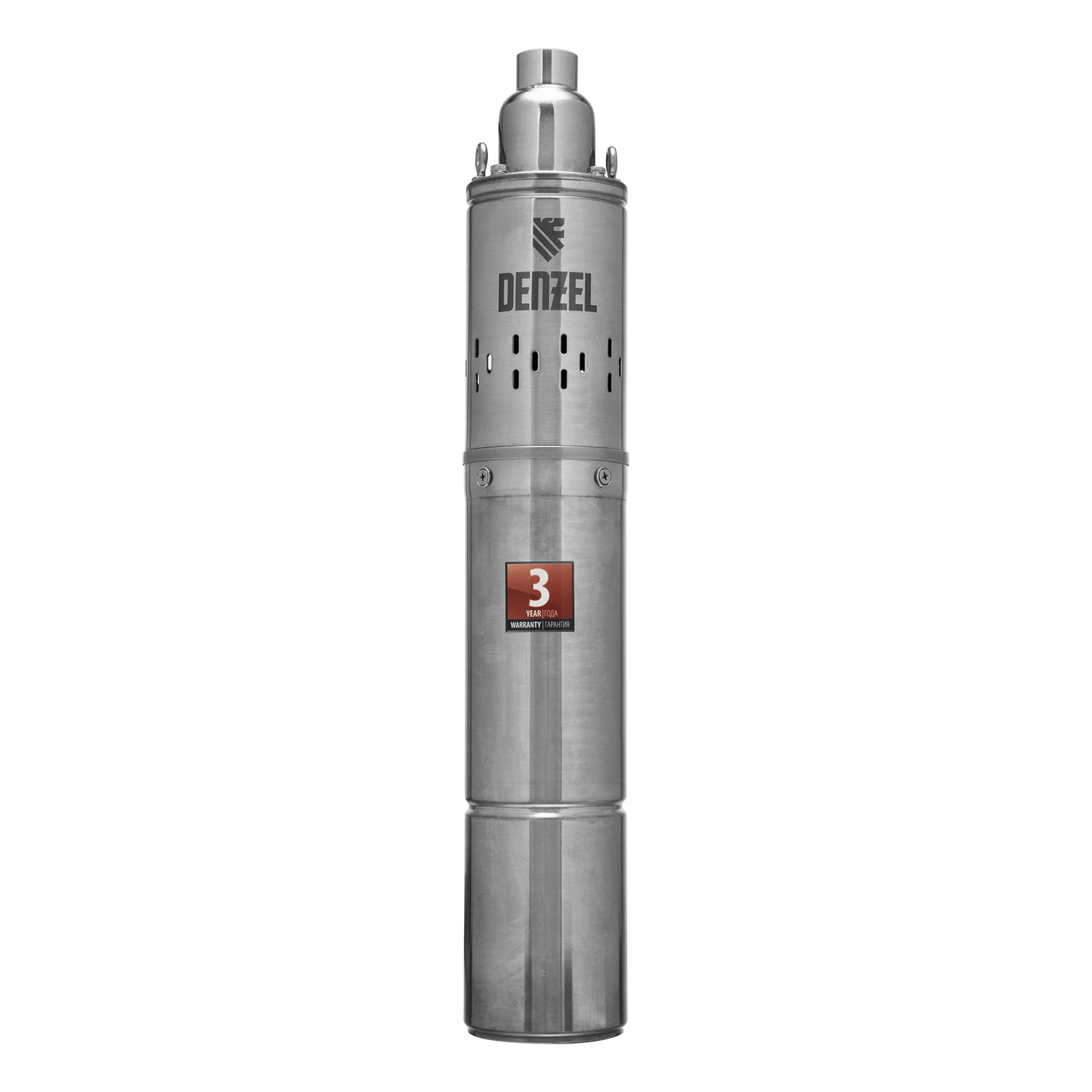 Скважинный насос DWS-4-100, винтовой, диаметр 4″, 800 Вт, 1700 л/ч, напор 100 м Denzel