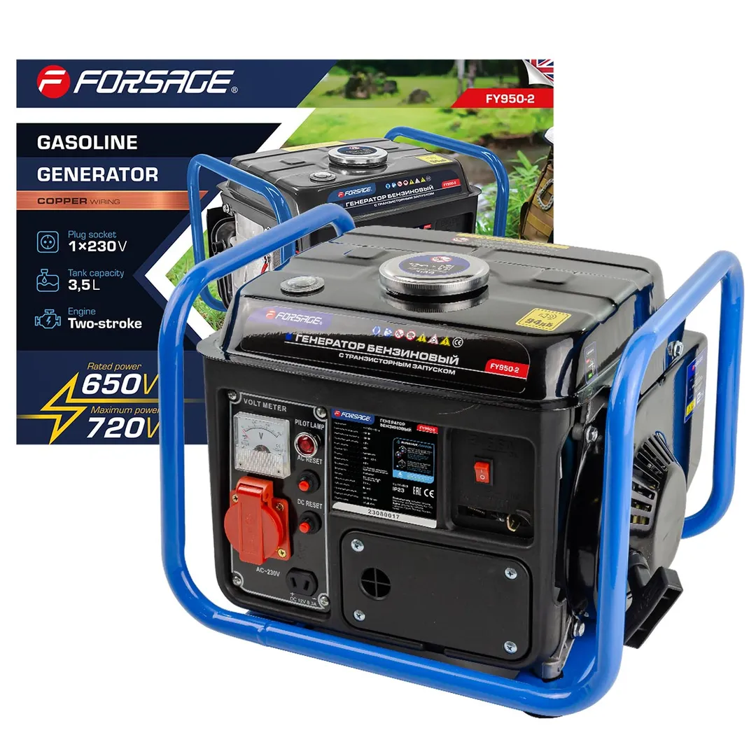 Генератор автономный бензиновый (650Вт ном.)