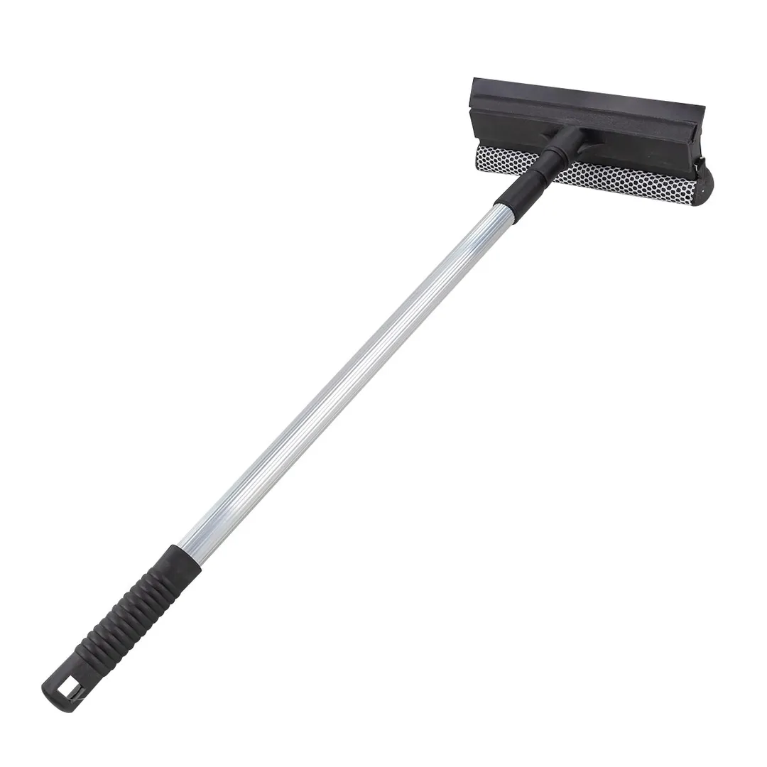 Щетка для мытья стёкол многофункциональная с телескопической ручкой (ширина рабоч. поверхности 200мм, длина ручки 555-915мм)