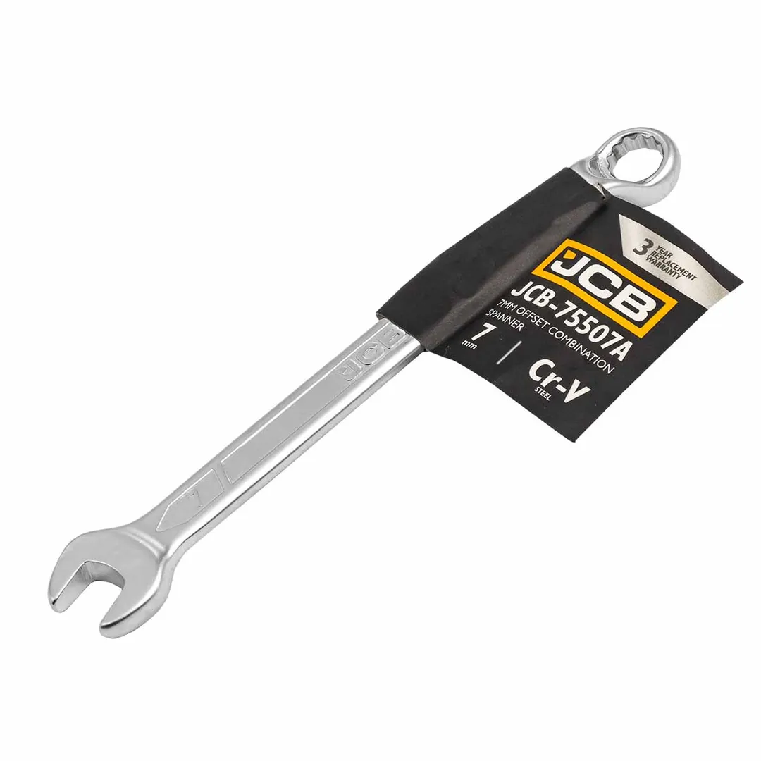 Ключ комбинированный, отогнутый на 75грд. 7мм