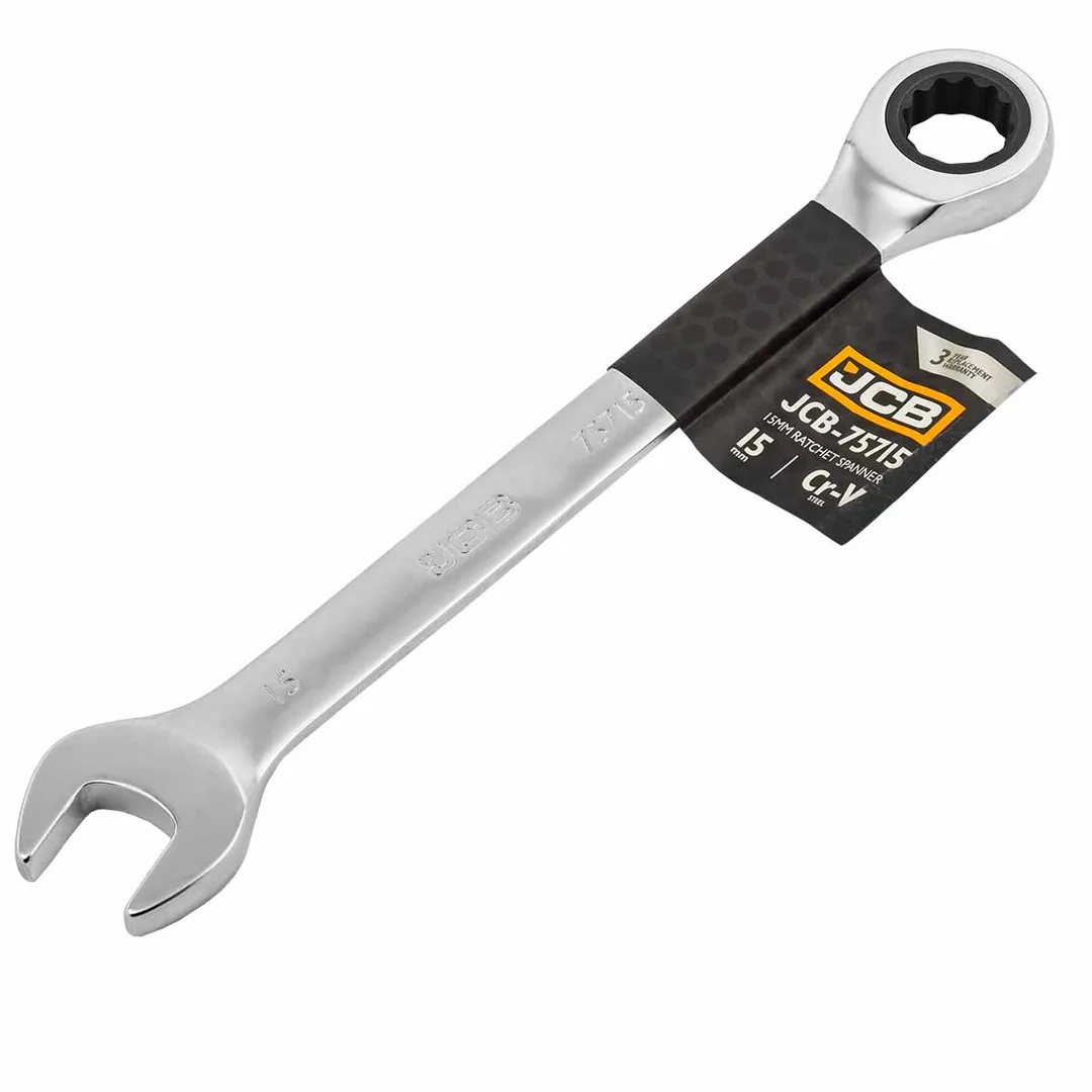Ключ комбинированный трещоточный 15мм