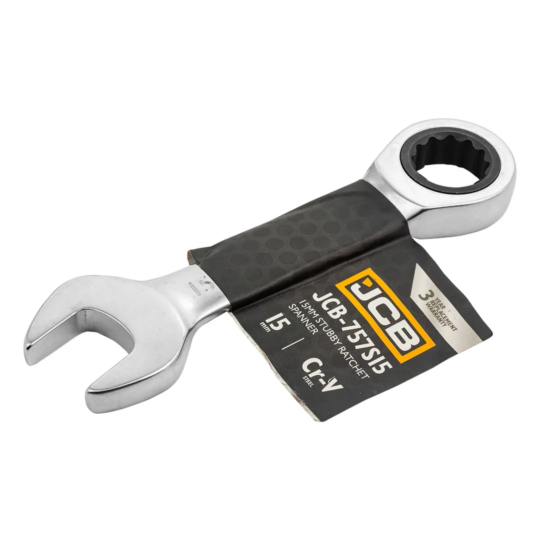 Ключ трещоточный короткий 15мм