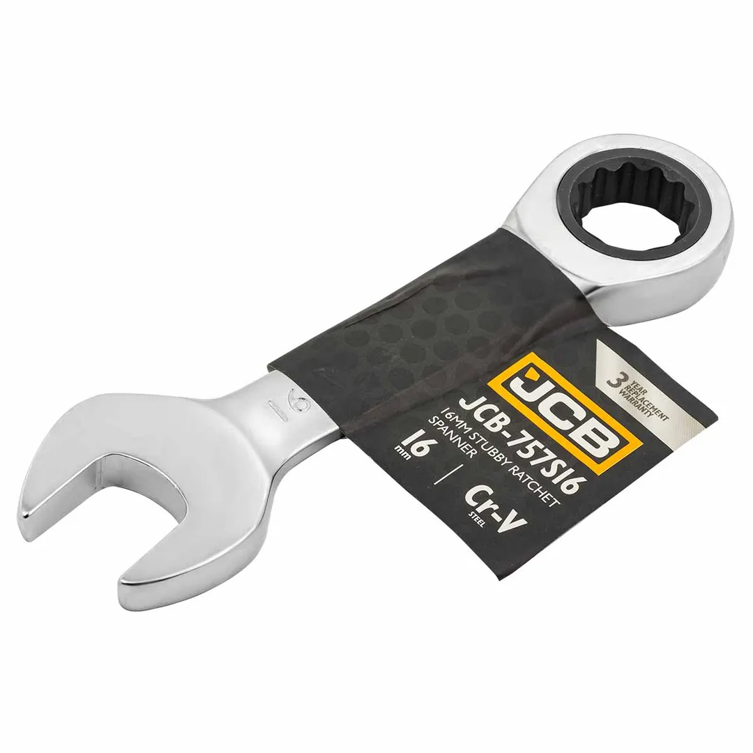 Ключ трещоточный короткий 16мм