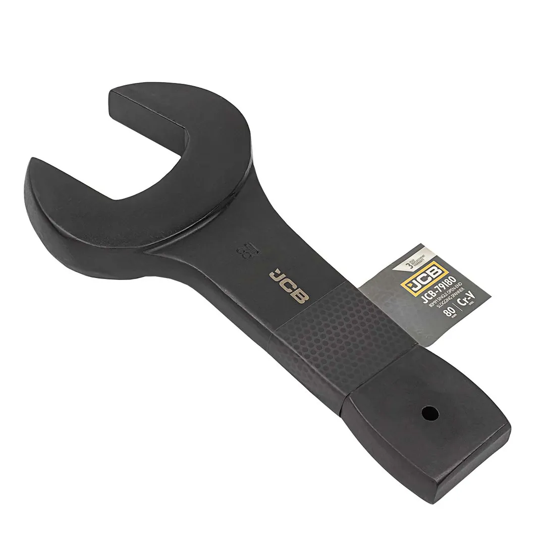 Ключ рожковый ударный односторонний 80мм