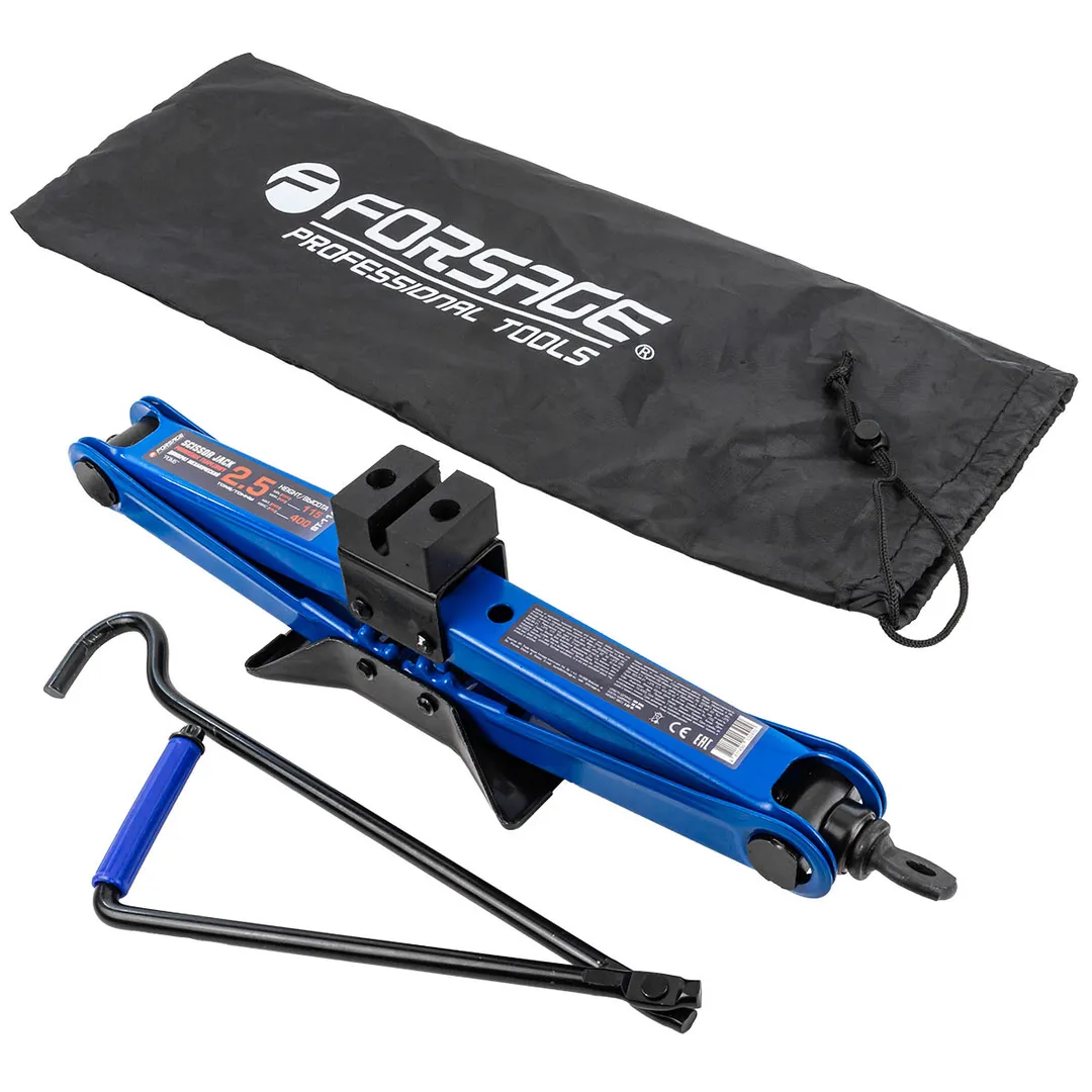 Домкрат механический »ромб»2,5т (h min 115мм, h max 400мм, L-420мм) в водоотталкивающем чехле