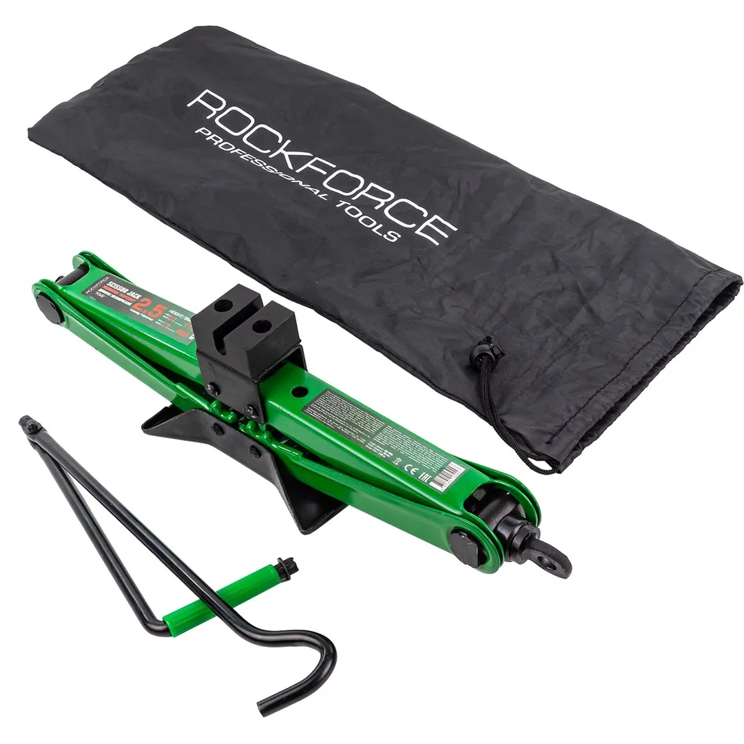 Домкрат механический »ромб»2,5т (h min 115мм, h max 400мм, L-420мм) в водоотталкивающем чехле