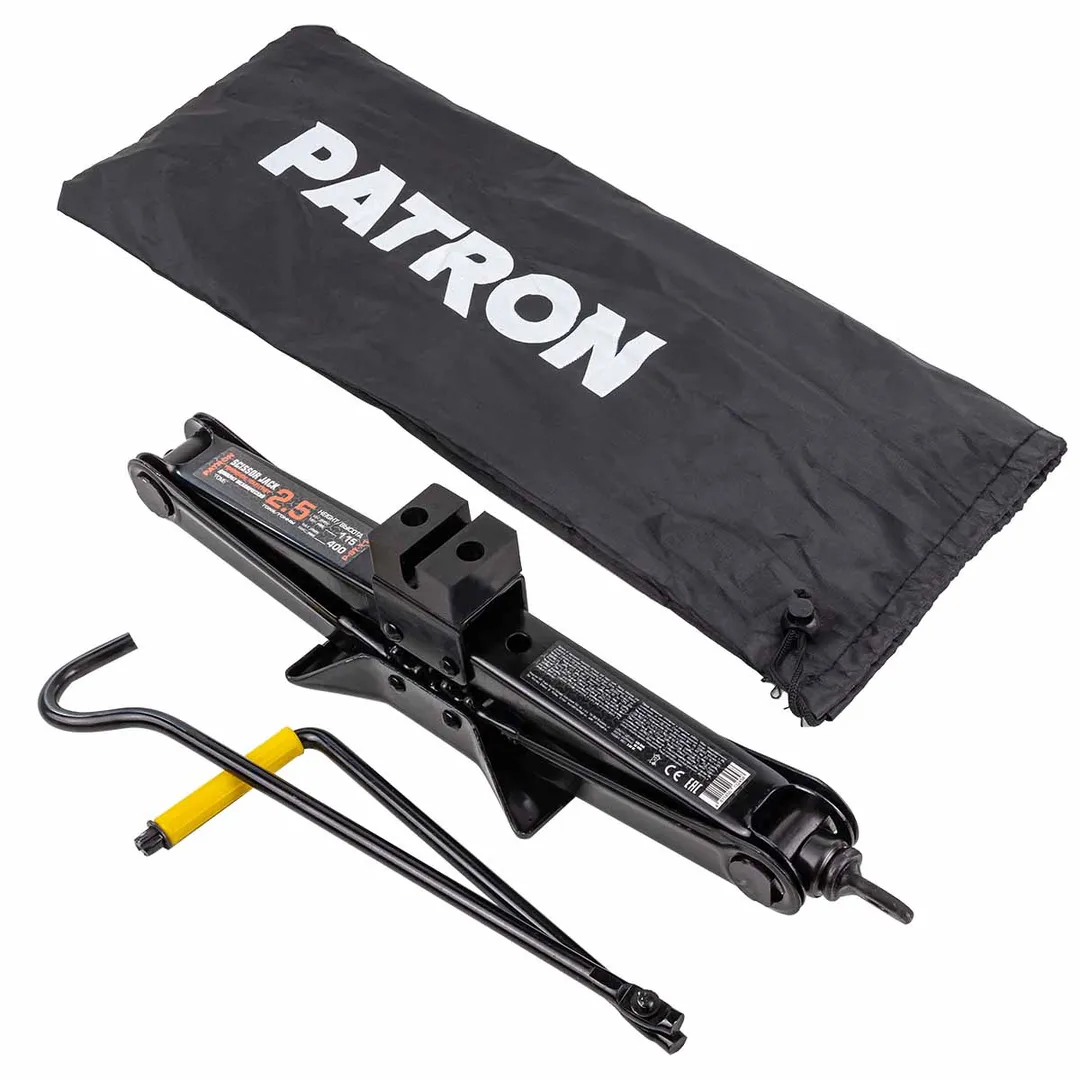 Домкрат механический »ромб»2,5т (h min 115мм, h max 400мм, L-420мм) в водоотталкивающем чехле