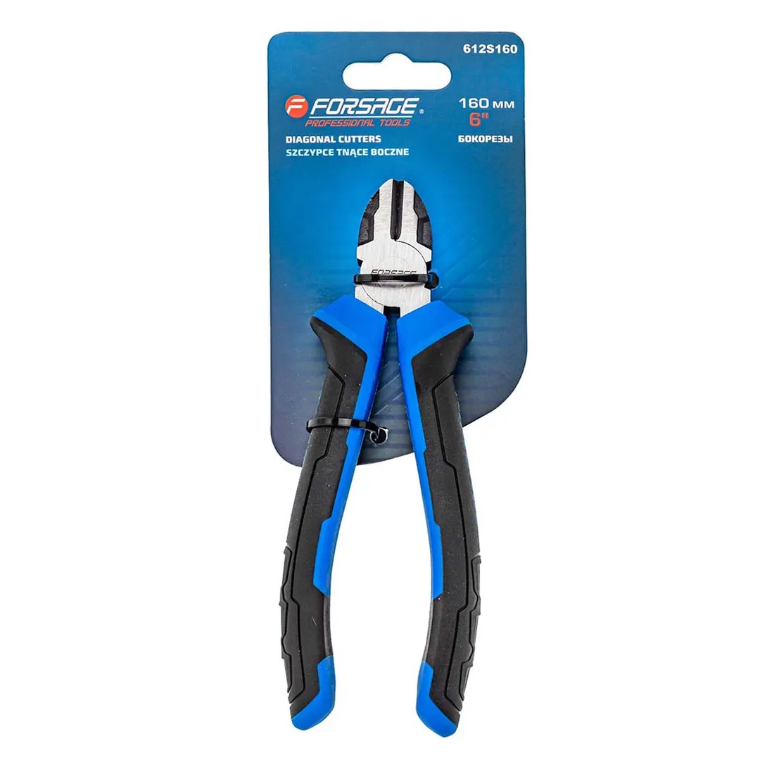 Бокорезы с эргономическими рукоятками 160мм, на блистере