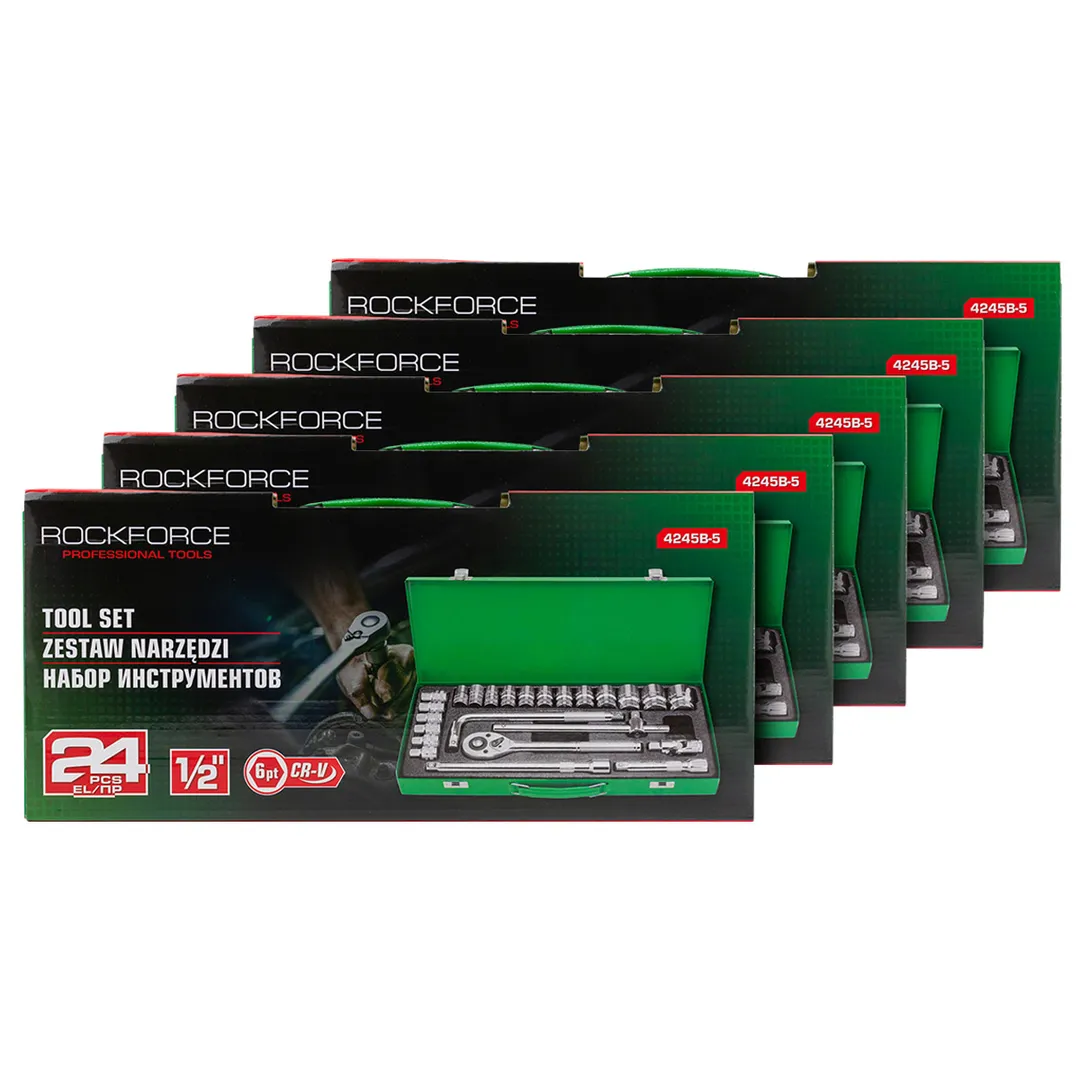 ( 5 K-T ) Набор инструментов 24пр. 1/2»( 6гр)
