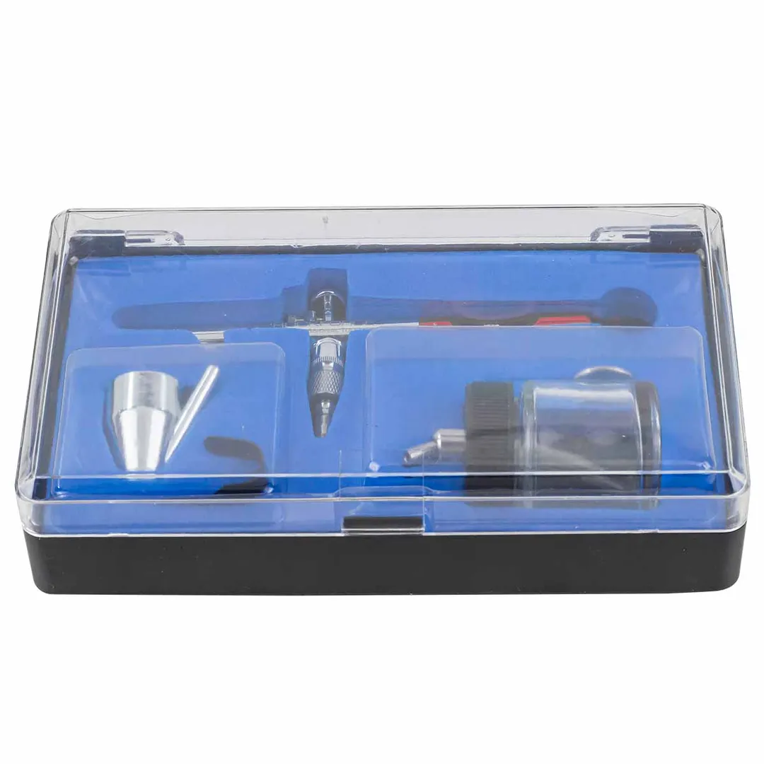 Аэрограф (сопло 0.3мм, съемные емкости 6мл и 22мл)