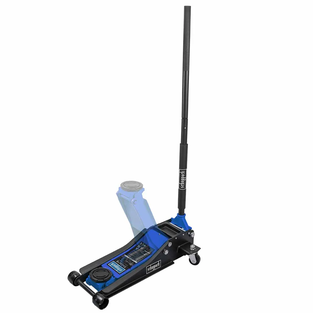 Домкрат подкатной гидравлический 3т ( h min 75мм. h max 505мм)