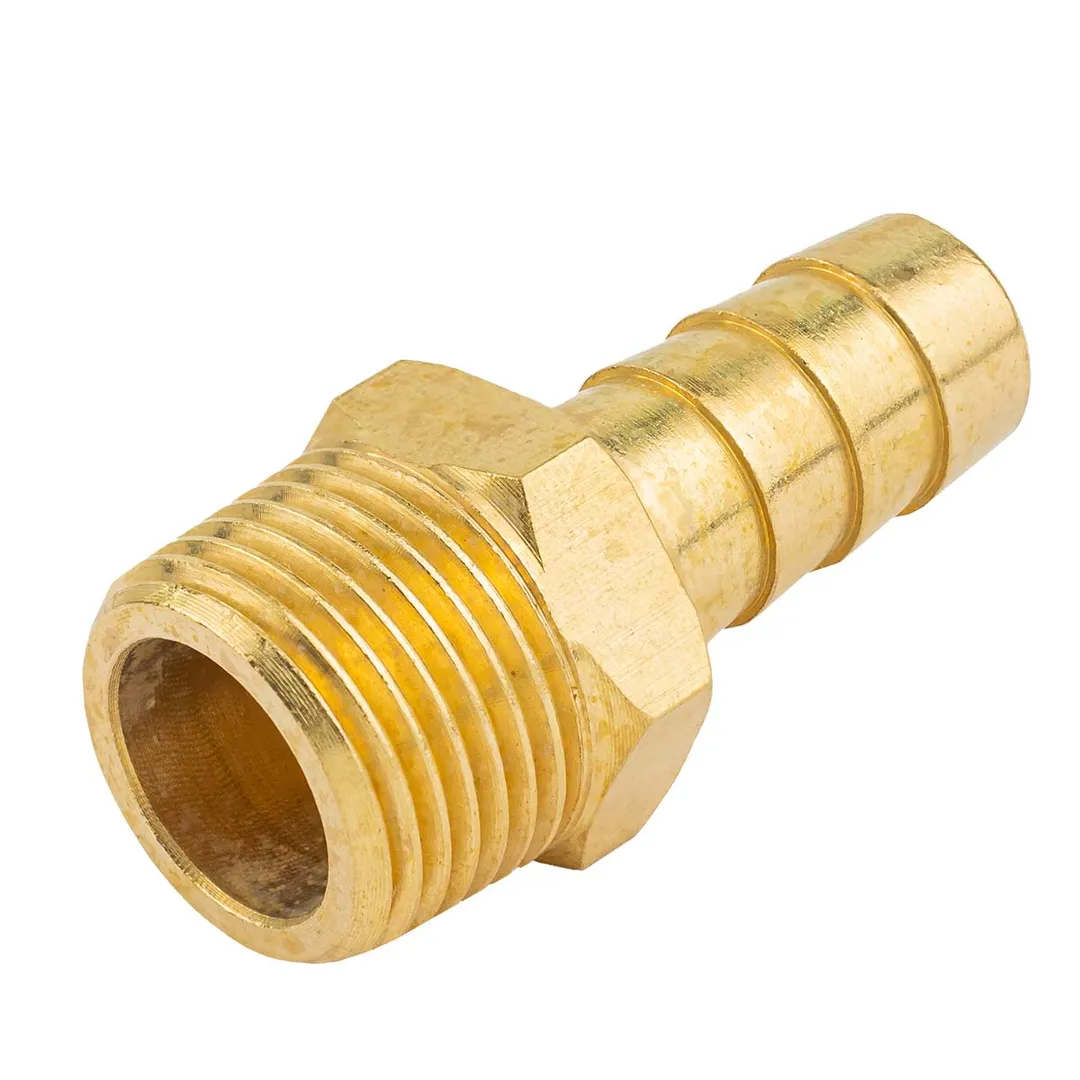 Штуцер пневматический наруж. резьба 3/8»- »елочка»10мм