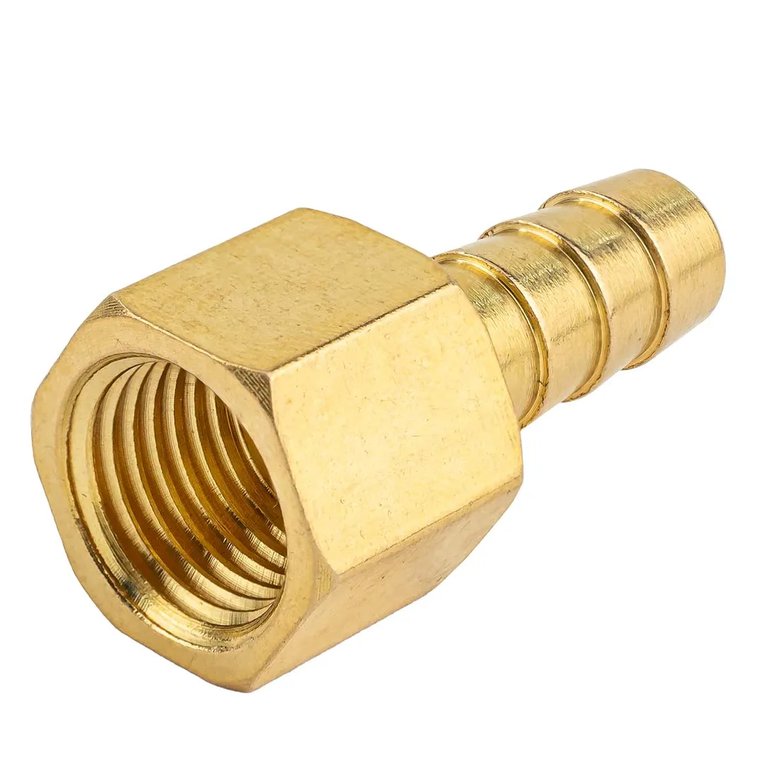 Штуцер пневматический внутр. резьба 1/4»- »елочка»8мм