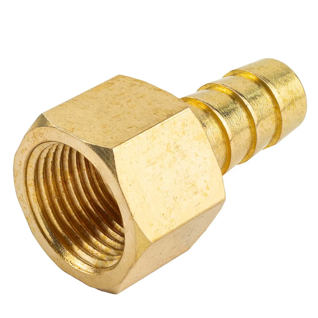 Штуцер пневматический внутр. резьба 3/8»- »елочка»10мм