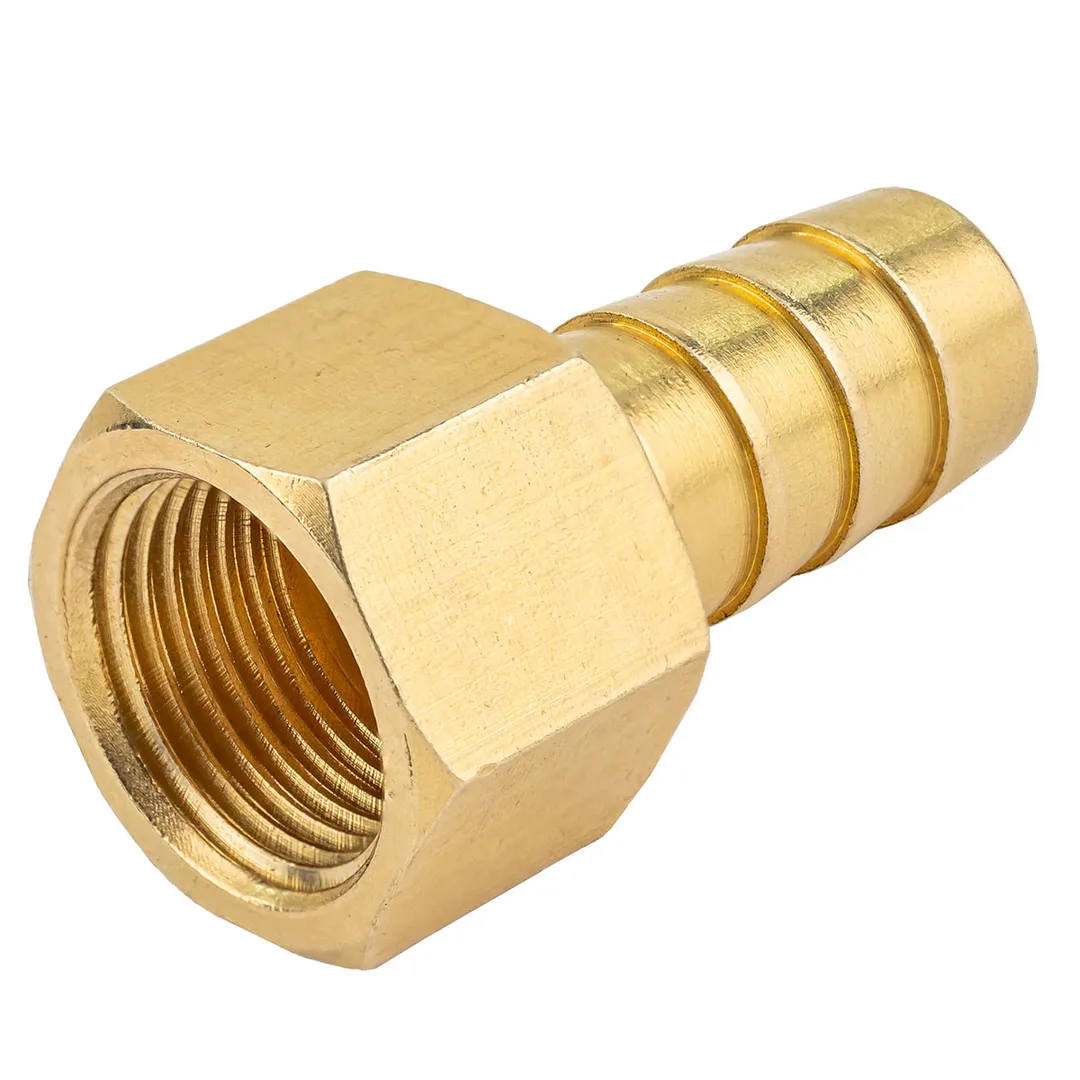 Штуцер пневматический внутр. резьба 3/8»- »елочка»12мм