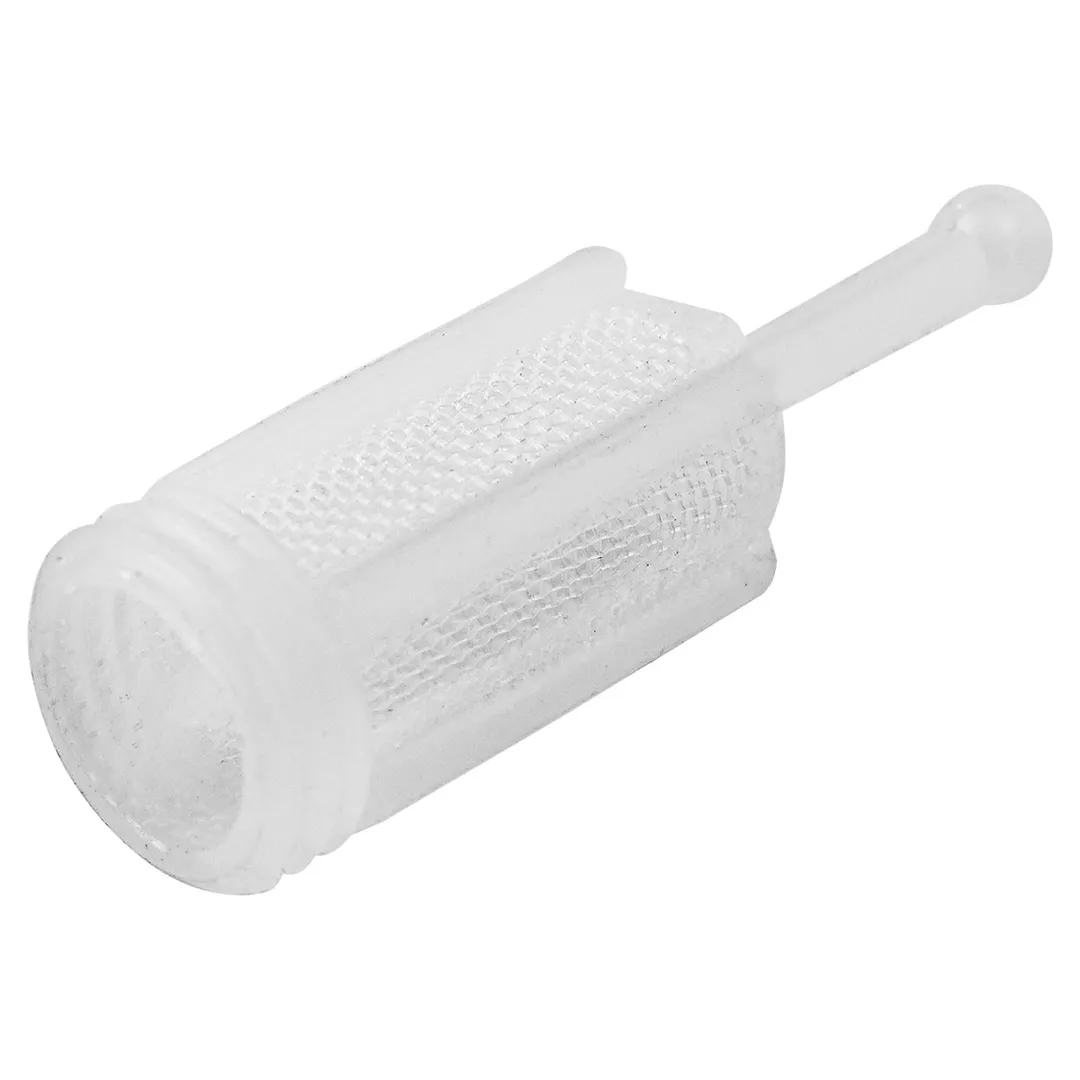 Фильтр для краскопульта (сетка) пластмассовый (60 mesh, L-35мм, хвостовик Ø2мм, Ø11 мм)