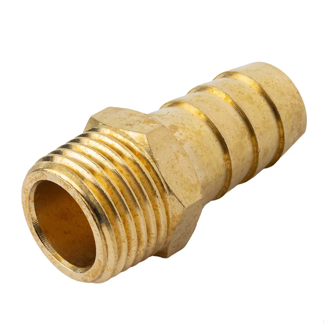 Штуцер пневматический наруж. резьба 1/2»- »елочка»16мм