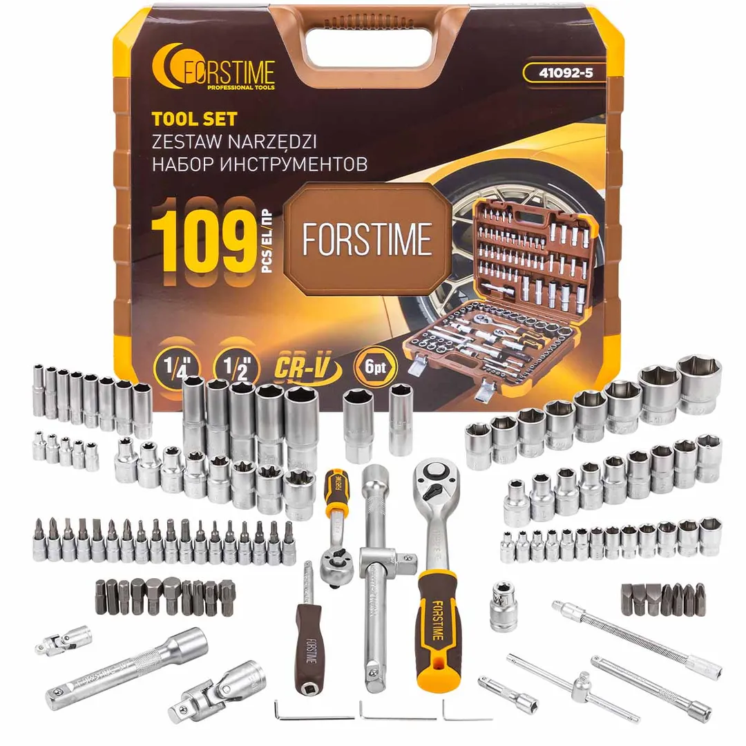 Набор инструментов 109пр. 1/4», 1/2»(6гр.)