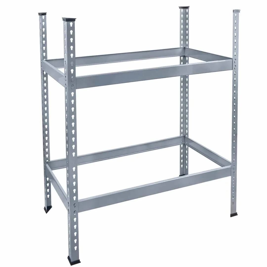 Стеллаж металлический для хранения шин (вместимость колес 8шт, размеры в собр. виде 990х400х1000мм, толщина металла 2мм)