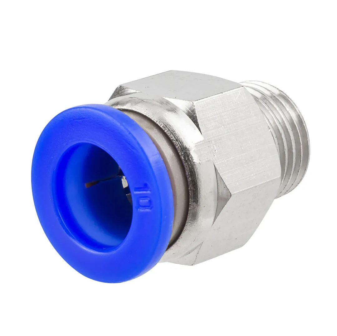 Фитинг для пластиковых трубок 10мм с наружной резьбой 1/4»