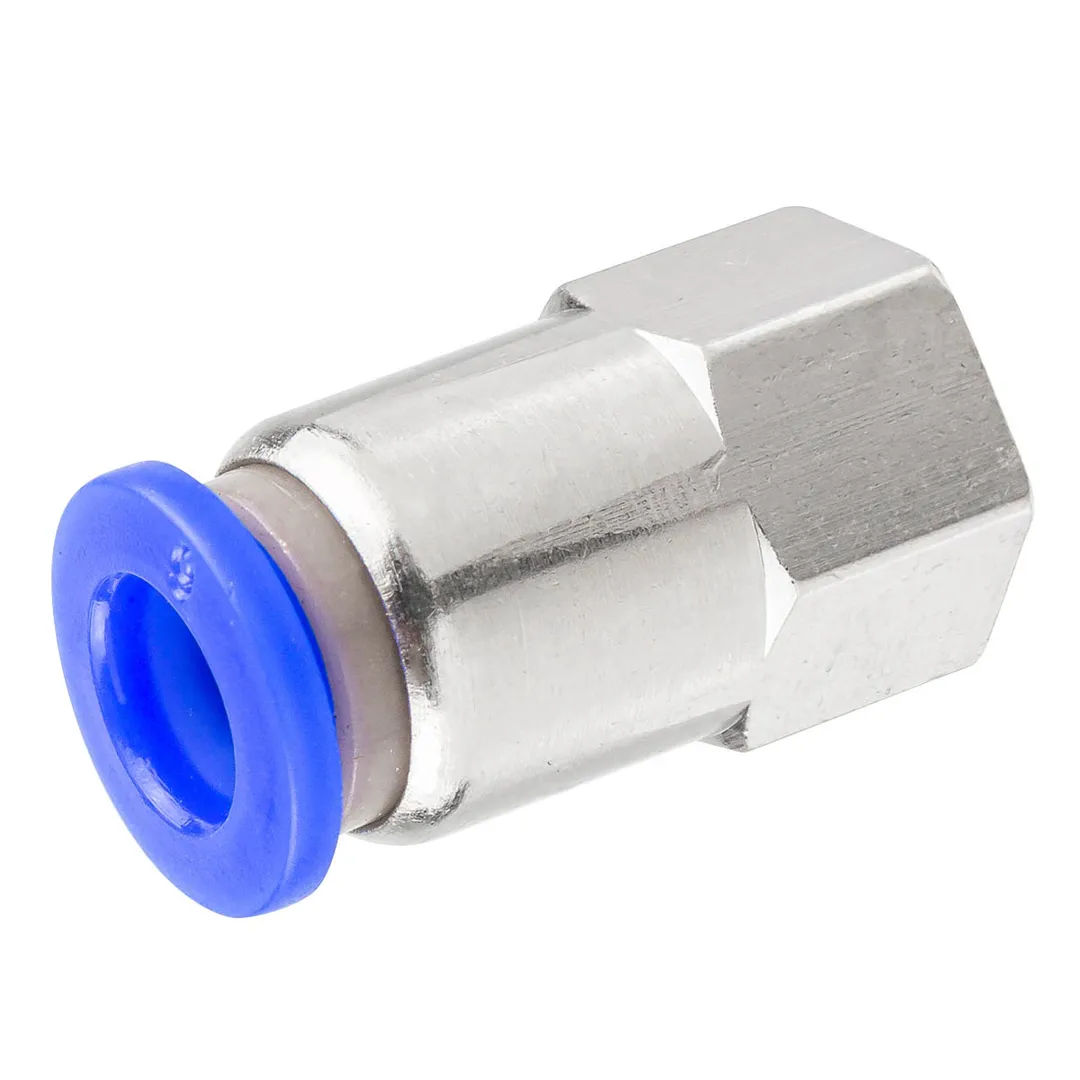 Фитинг для пластиковых трубок 6мм с внутренней резьбой 1/8»