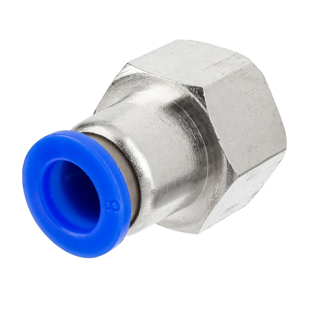 Фитинг для пластиковых трубок 8мм с внутренней резьбой 3/8»